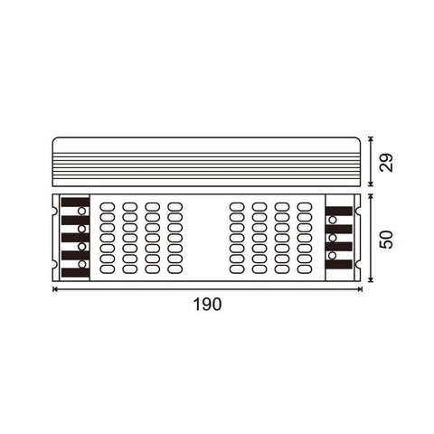 sursa alimentare 12v, alimentare benzi led, alimentare 12v, sursa alimentare fara cooler, sursa dimabila 12v, sursa dimabila 1-10V, sursa 60w, sursa banda led, sursa alimentare 60W, sursa modulara, led-box.ro