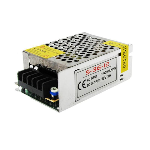 sursa alimentare 12v, alimentare benzi led, alimentare 12v, sursa alimentare led, sursa modulara, sursa 36w, sursa banda led, sursa alimentare 36W, led-box.ro