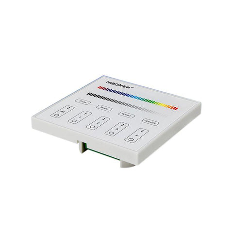 telecomanda perete, telecomanda rgb, controller banda led rgb, panou touch, panou perete, master X3, panou perete dmx512, panou tactil, telecomanda 4 zone, led-box.ro