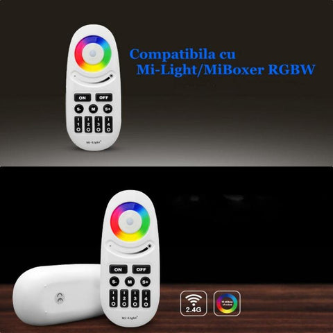 telecomanda rgb, telecomanda MiLight, Miboxer, FUT095, telecomanda wireless, telecomanda 4 zone, led-box.ro