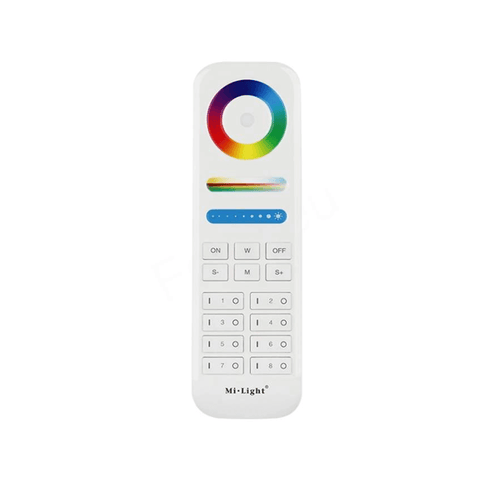 telecomanda tactila, telecomanda banda led, telecomanda MiLight, MiBoxer, Telecomanda 8 zone, telecomanda RGB+CCT, FUT089, FUT089B, led-box.ro