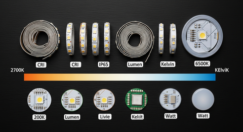 Componente LED - glosar termeni si prescurtari iluminat LED 2026