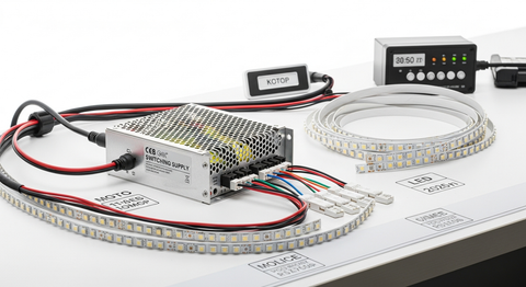 Sursa de alimentare LED conectata la banda LED - ghid alegere