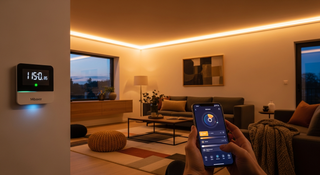 Sistem iluminat smart LED Miboxer controlat din telefon