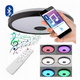 Plafoniera LED Cosmo 72W RGBW CCT, Dimabila, Telecomanda si Difuzor Bluetooth