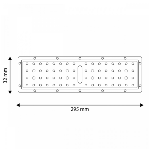 Lentila Optica LED 145ºx70º Pentru Proiector Modular Retrofit