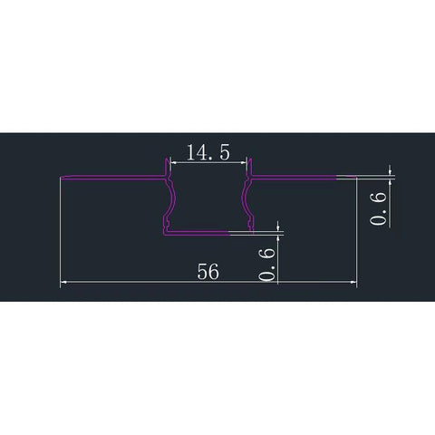 Profil Led Masterled GK 12mm-2 2m czarny czarny-37445