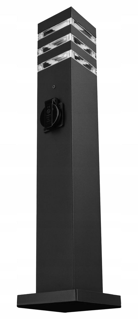 Stalp Malibu 80cm cu priza 230V incorporata - detaliu priza