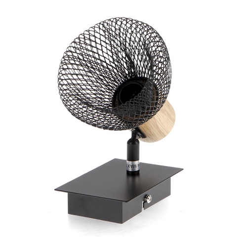 Aplica Tavan E14 Cu Abajur Din Plasă Metalică – Design Industrial