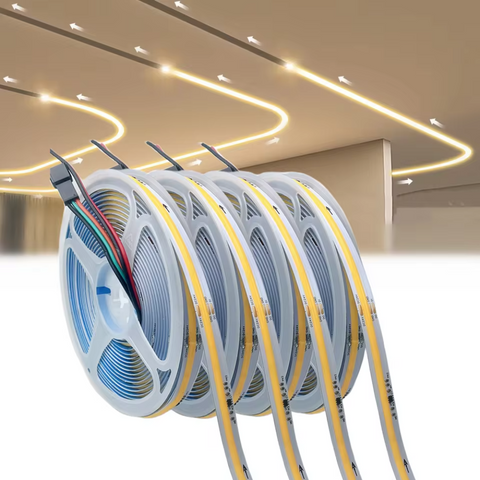 Banda LED COB Digital Running Light 24V, WS2811, 360 LED/m, 10W/m, 5 metri