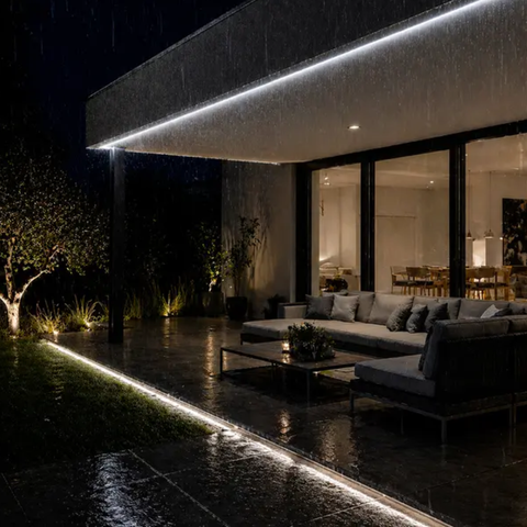 BANDA LED COB 220V 260LEDs/M 15W/M | ROLĂ 20M | 1650Lm/M | IP65 | 10mm | TAIERE 5 CM Dimabilă TRIAC