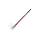 Pacl 20 x Conector cu fir Banda LED SMD Monocrom 8MM