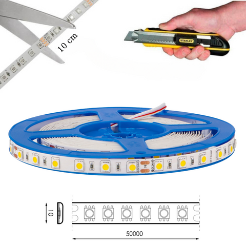 banda led 24V, banda LED interior, banda LED SMD5050, banda LED IP20, benzi LED flexibile interior, benzi LED 24V, led-box.ro