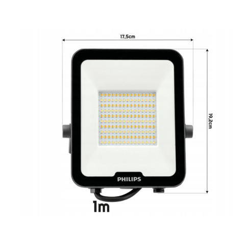 Reflector Ledinaire LED 50W cu carcasă din aluminiu turnat