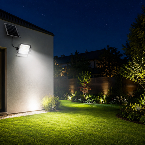Proiector LED Solar 100W 1100Lm EcoLux - 3CCT | Telecomanda| IP65