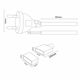 Accesoriu de conectare pentru iluminat LED 230V
