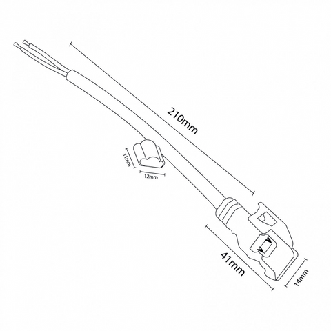 Adaptor electric Ecofast pentru conectare benzi LED