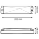 Alimentator LED 300W, carcasă interioară IP20, ideal pentru benzi LED 12v, led-box.ro
