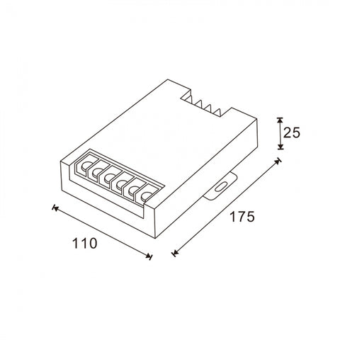 amplificator semnal banda led, amplificatoare semnal, amplificator rgb, amplificator 30a, amplificator 12-24v, led-box.ro