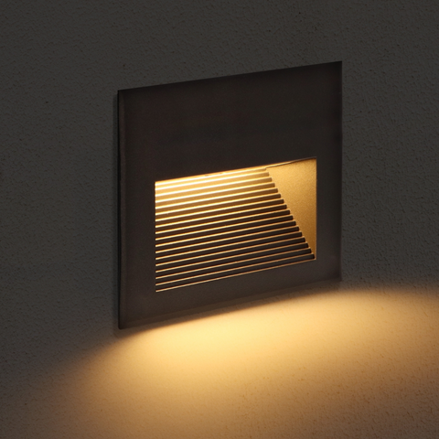 Aplica led incastrata in perete, lumina calda pe timp de seara, led-box.ro