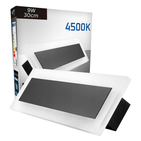 Aplica led fatada, 9w, lungime 30cm, acril, lumina neutra, led-box.ro