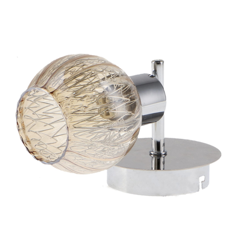 Detaliu aplica de perete crom Guadix 
