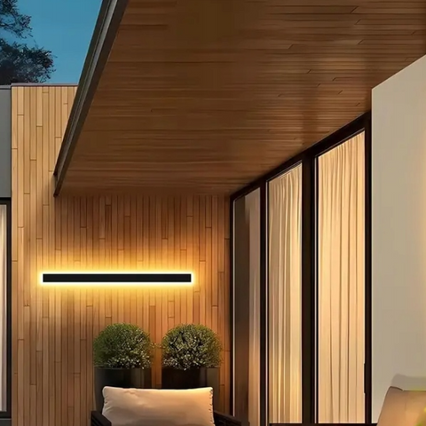 Aplica cu led lumina neutra din acril, montaj pe perete exterior, 80m, led-box.ro