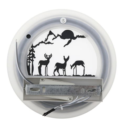 aplica LED decorativă cu siluetă de cerbi