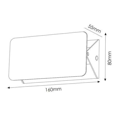 VAS 5W aplica LED moderna interior
lumina ambientala perete living