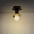 Spot tavan cu difuzor transparent montat pe plafon