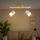 Spot tavan dublu WOOD pentru decor modern