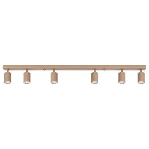 Aplică perete GU10 Lucerno design liniar bej montaj pe perete