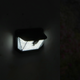 Aplica LED cu incarcare solara pentru fatada, lumina rece, senzor de miscare, led-box.ro