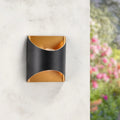 aplica led moderna, aplica led fatada, aplica led exterior, aplica led aurie, aplica led lumina sus si jos, aplice led lumina in doua directii, led-box.ro