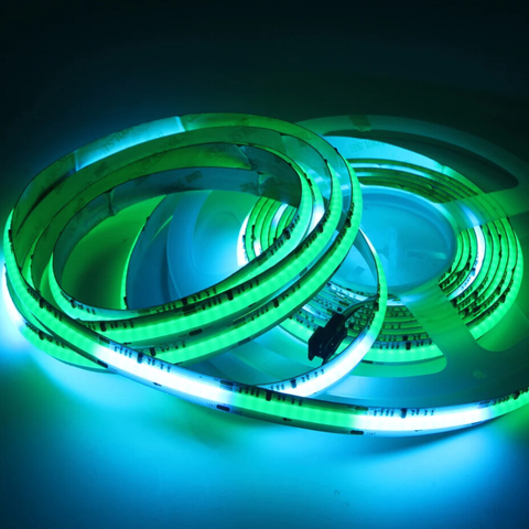 Bandă LED COB alb neutru 3300–4500K