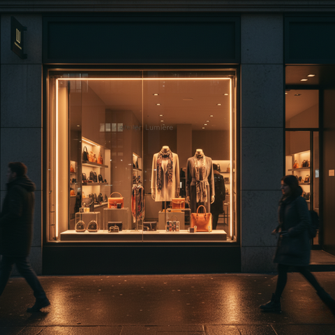 bandă LED fără puncte vizibile COB 220V, vitrine