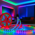 Bandă LED 24V RGB+CCT 10 metri cu densitate 216 LED pe metru
