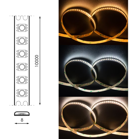 banda led CCT 24v, banda cu leduri 24v, banda led 10m, benzi led 24V, banda led dedeman, banda led SMD2835, banda led interior, led-box.ro