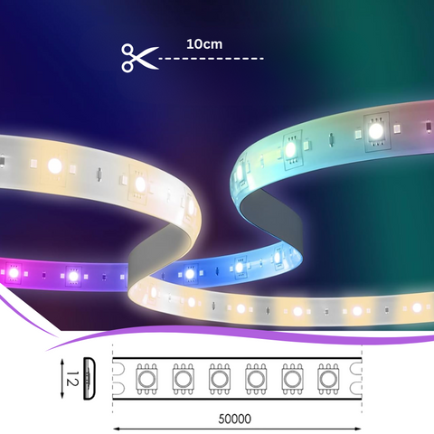 banda led 24v RGB+CCT, banda cu leduri 24v, banda led 5m, benzi led 24V, banda led dedeman, banda led SMD5050, banda led exterior, led-box.ro