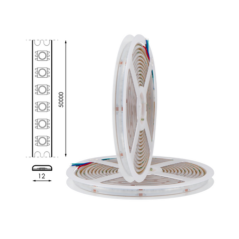 banda led cob, banda cob rgb, banda led cob ip65, banda cob rgb exterior, banda led cob interior, benzi cob rgb, banda cob 24v rgb, led-box.ro