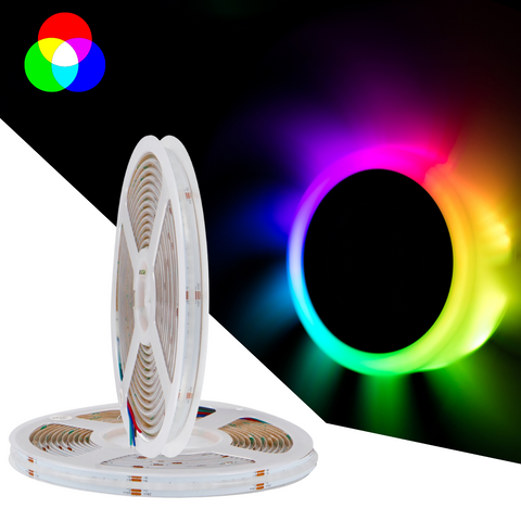 banda led cob, banda cob rgb, banda led cob ip65, banda cob rgb exterior, banda led cob interior, benzi cob rgb, banda cob 24v rgb, led-box.ro