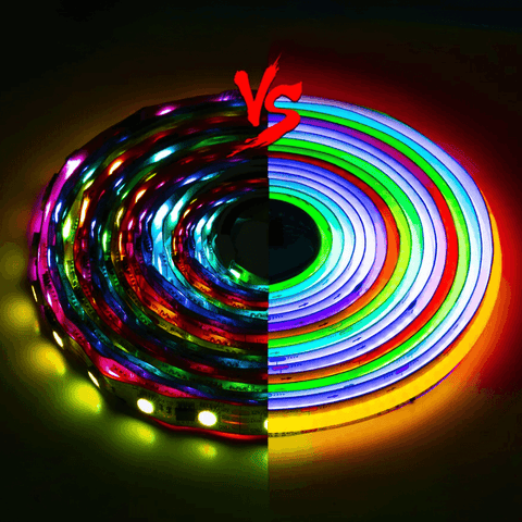 Bandă LED COB RGB cu tăiere la 5cm
