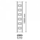 Banda LED COB 24V cu 10W/metru si 324 led/m, autoadeziva, ip20, rola 10m, led-box.ro