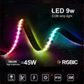 banda led cob, banda digitala, banda RGBIC, banda multicolora, banda digitala 12V, banda digitala 5m, RGBIC, 360led/, banda LED living, banda led dormitor, banda led mobila, banda digitala interior, led-box.ro
