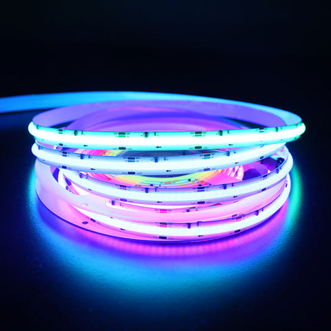 banda led cob digitala, banda led rgb, banda cu leduri rgb, benzi cu led digitale