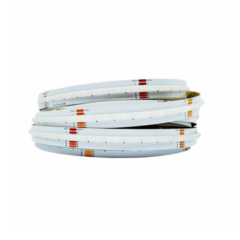 bandă LED COB RGBW cu alb cald și lumină uniformă
