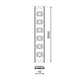 banda led RGB la rola, dimensiune 10x50000mm, cu IP65, led smd3535