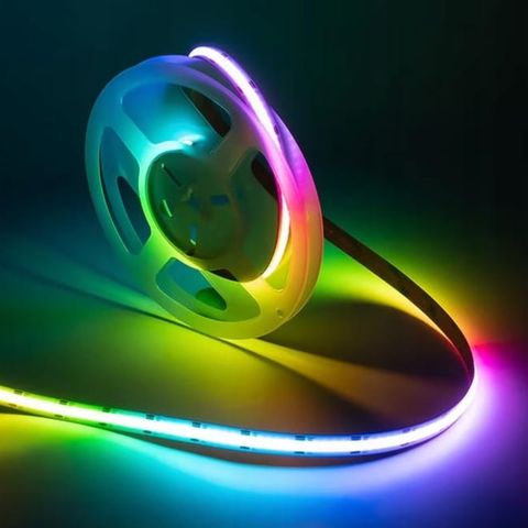 Bandă LED RGBW COB 5m 9 moduri luminoase și muzicale