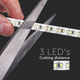 banda LED interior, banda LED 12V, banda LED 204LED/m, banda LED 3014, banda led interior, banda LED flexibila IP20,  led-box.ro