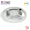 Banda LED SMD 3014 alb natural 204 LED pe metru rola 5m